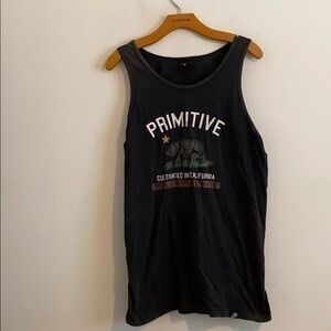 PRIMITIVE BLACK TANK TOP SIZE LARGE
